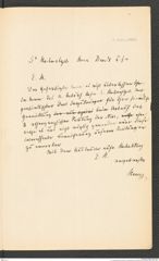 k.k. naturhistorisches Hofmuseum, Intendanzakten 1885-1896 (Hauer), Aktenzahl Z.268.a/1887, Seite 1
